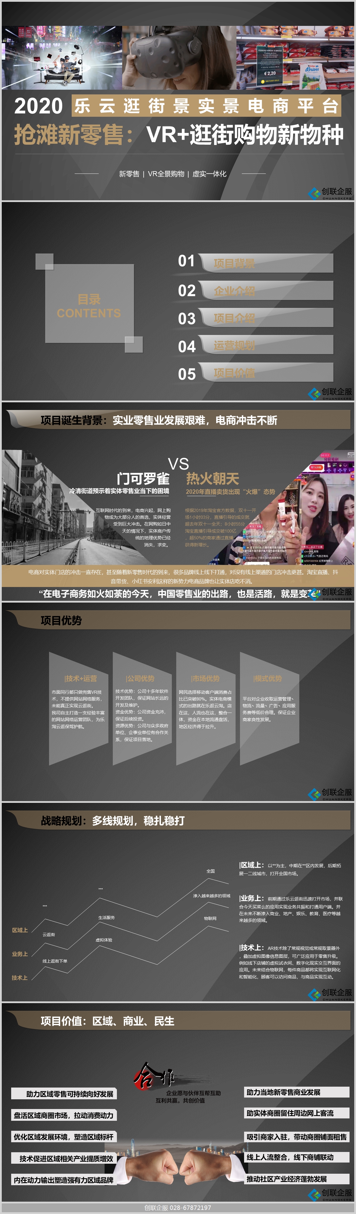  云逛街景实景电商平台项目商业计划书